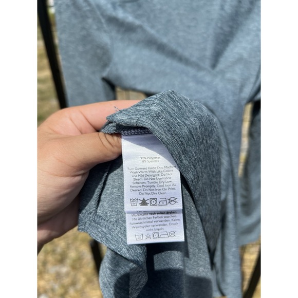 ✨ Eddie Bauer Womens Button Front Shirt Size Xtra Large Blue Long Sleeve - Picture 4 of 4